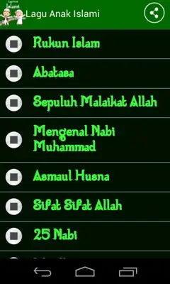 Lagu Anak Islami android App screenshot 2